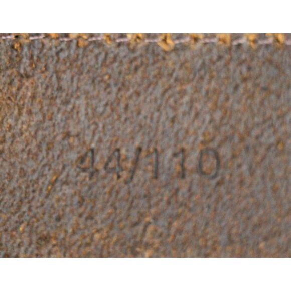 ALESBURY BROWN GENUINE LEATHER 1.5"Wd CASUAL DRESS MEN'S BELT Sz 44/110 (I11 - Picture 10 of 16